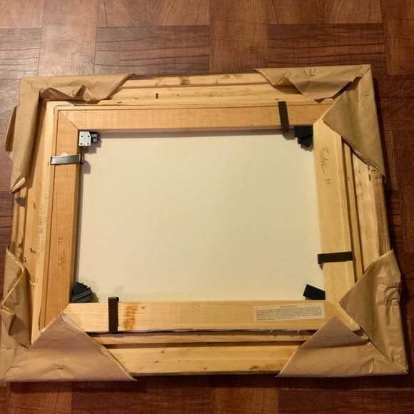 14x18 Beautiful scenic cottage great depth detail & beauty soft canvas framed - Picture 4 of 9